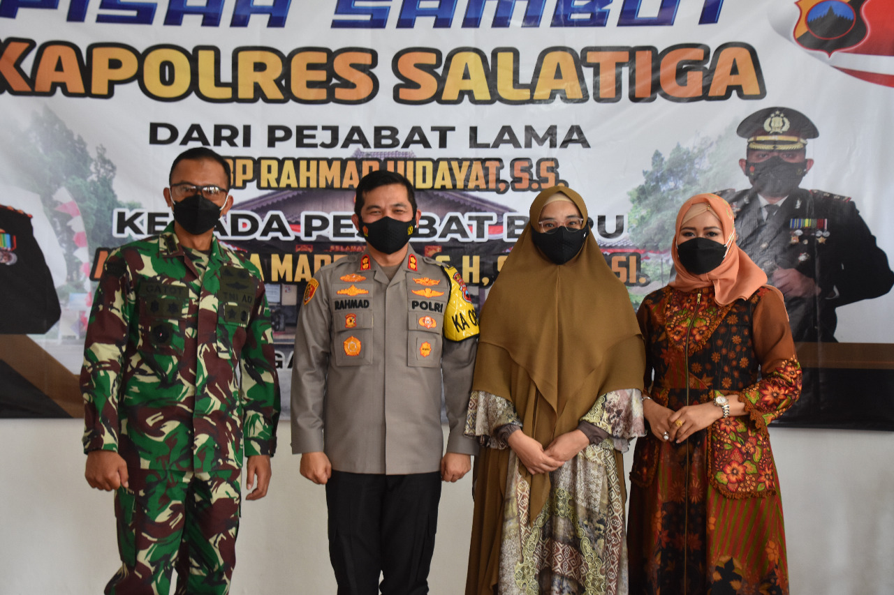 Kolonel Arm Putranto Gatot Sri Handoyo S.Sos., M.M.,  Hadiri Pisah Sambut Kapolres Salatiga